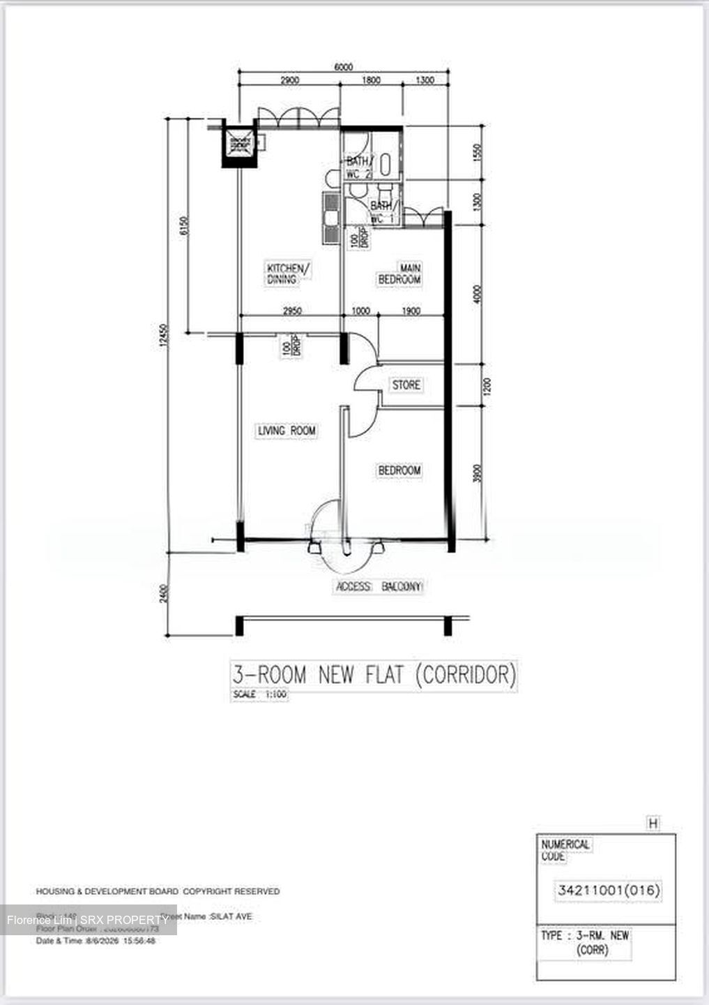 Blk 149 Silat Avenue (Bukit Merah), HDB 3 Rooms #570115181